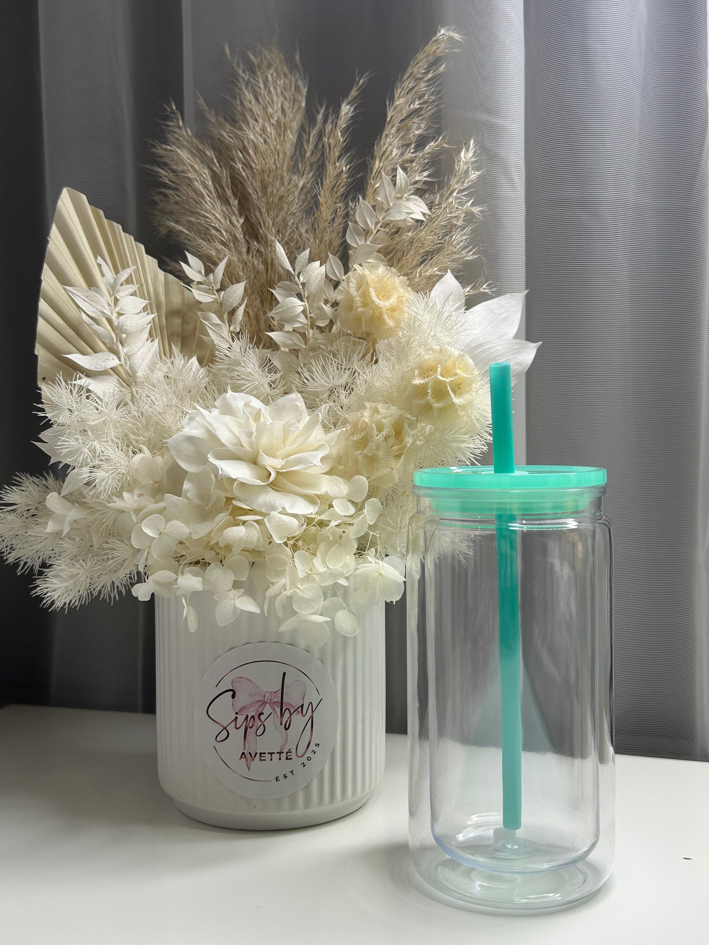 16oz/473ml Acrylic Snowglobe