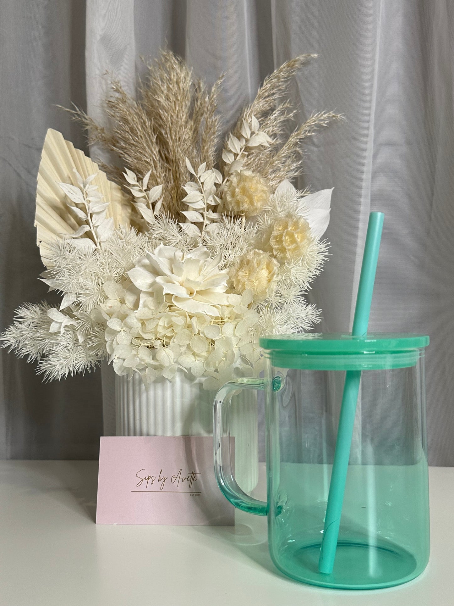 17oz/503ml Glass Mug ombré