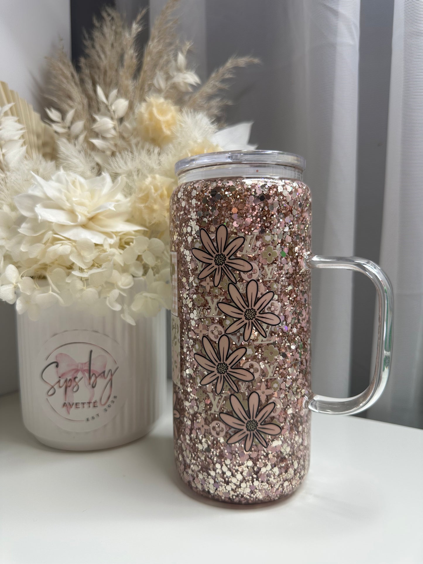 20oz Glass LV WINNIE