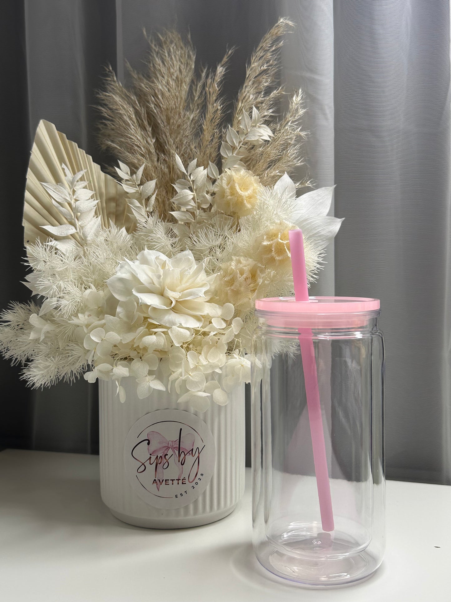 16oz/473ml Acrylic Snowglobe