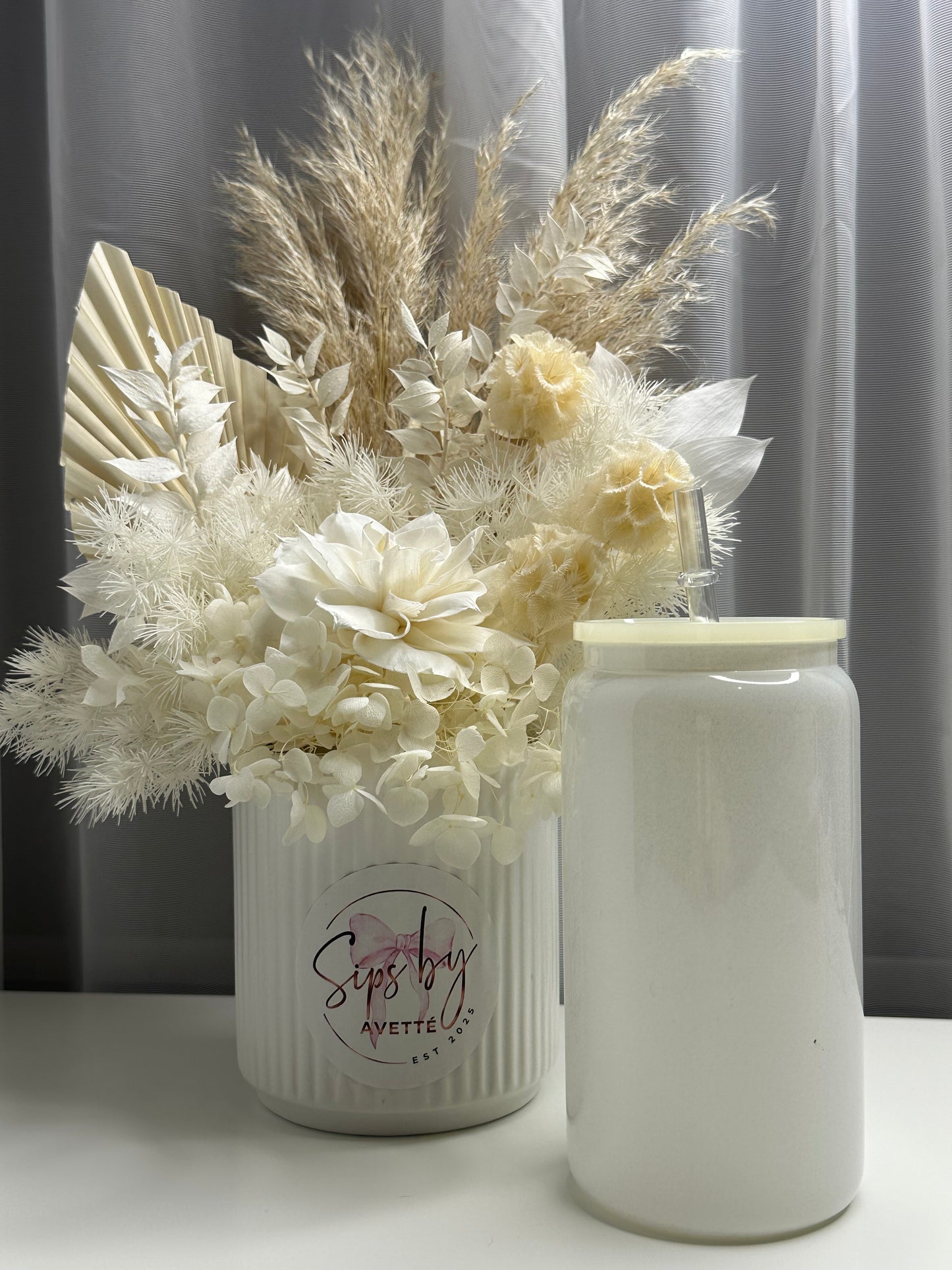 16oz/473ml Glass Shimmer Tumbler