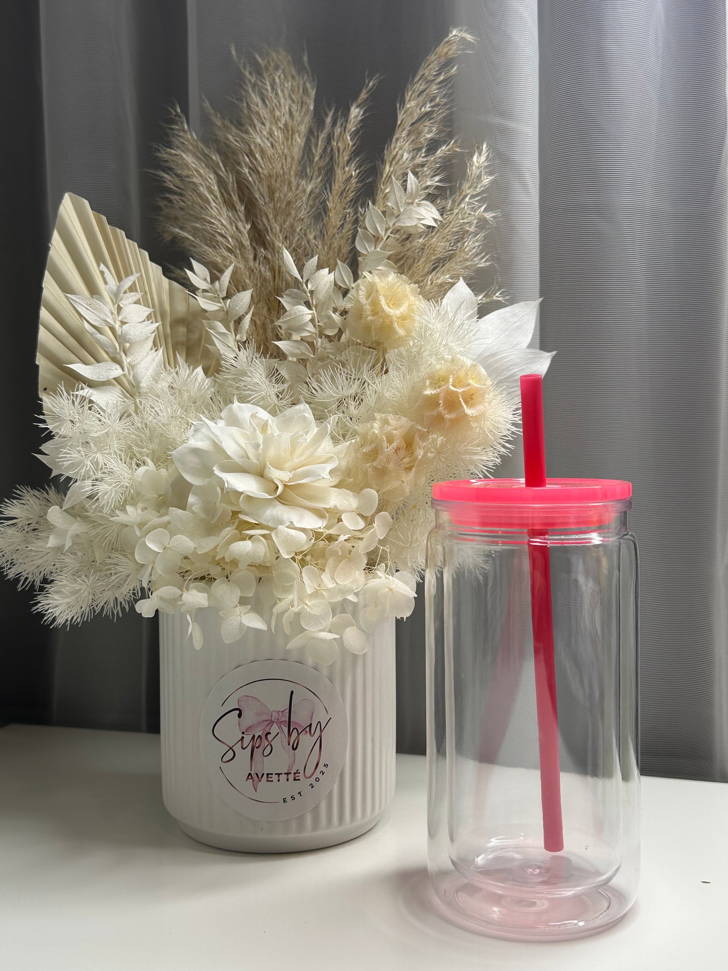 16oz/473ml Acrylic Snowglobe