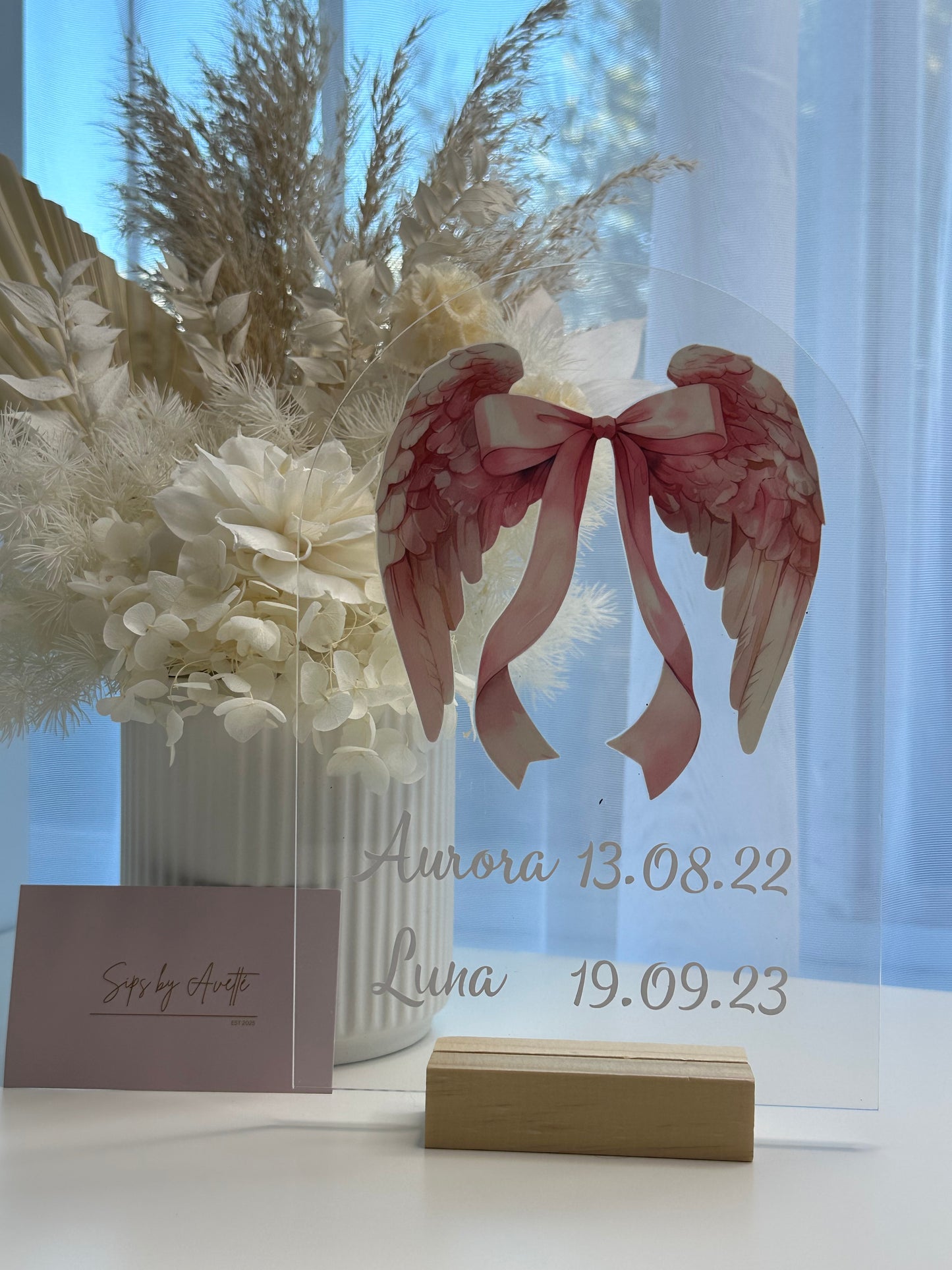A5 Arched Acrylic Sign