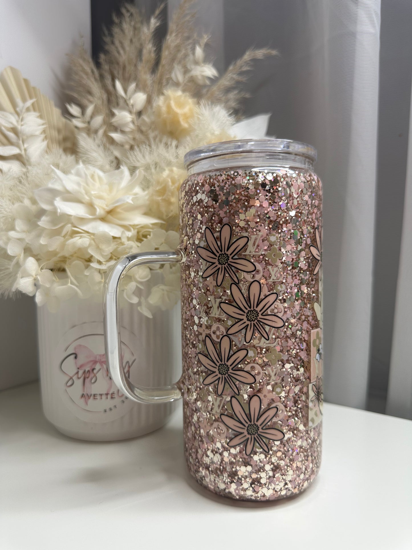 20oz Glass LV WINNIE