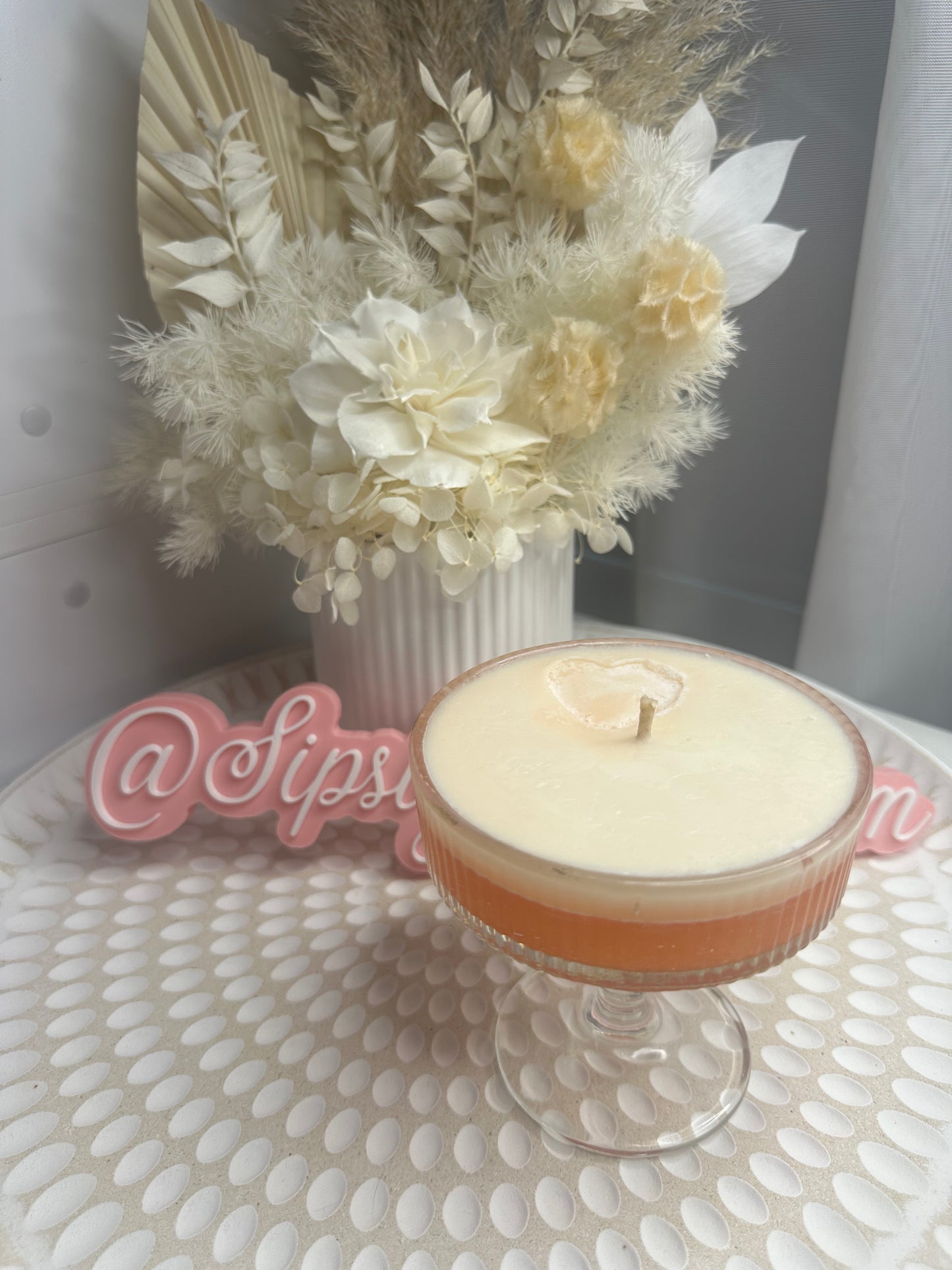 WINE GLASS DELUXE CANDLE
