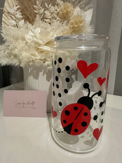 LADYBIRD - 16oz Glass Tumbler