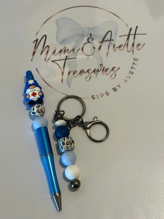 KEYRING + PEN SET