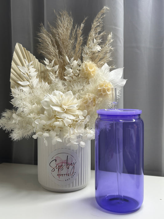 16oz/473ml Glass Jelly Tumbler