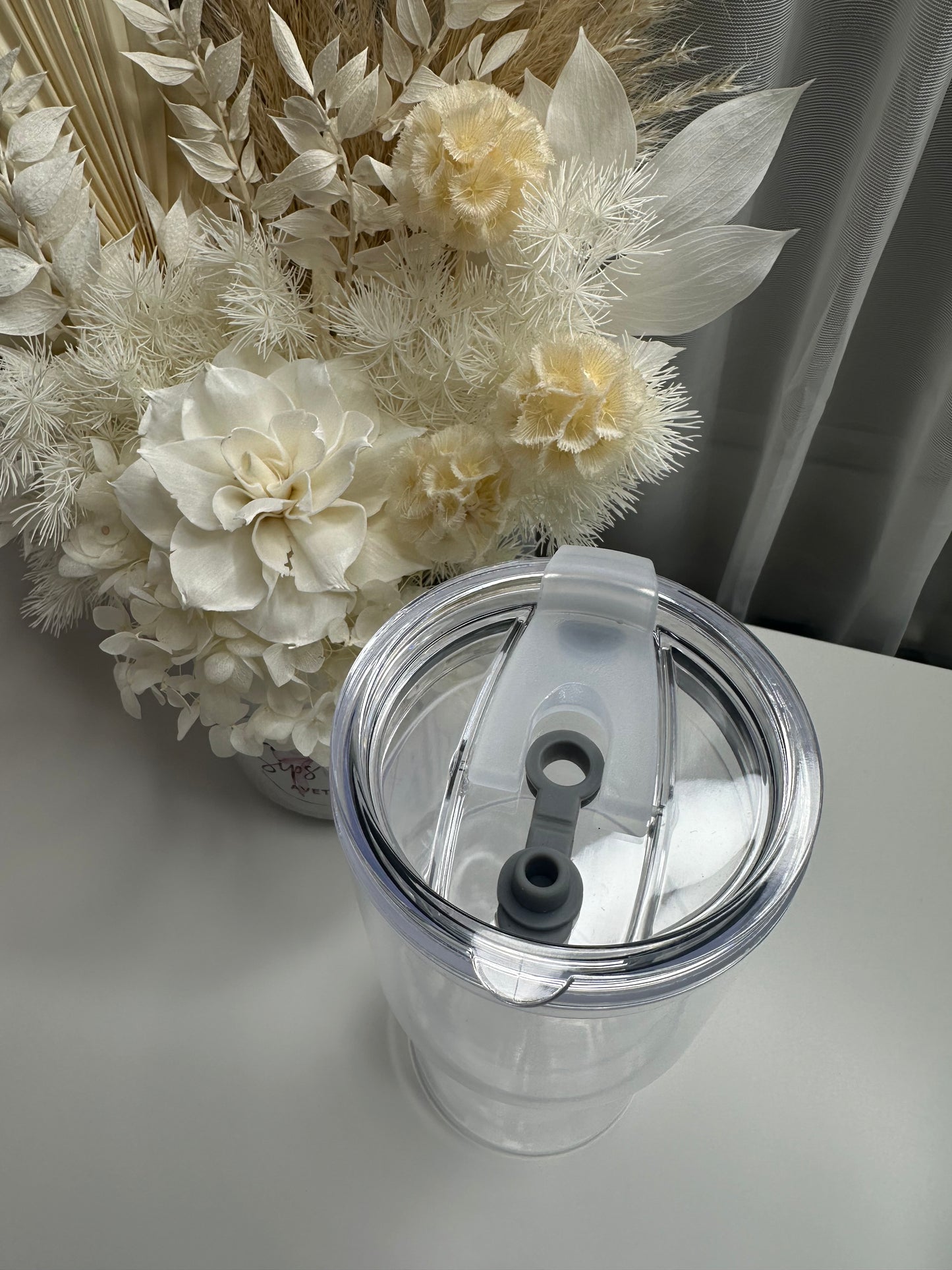 16oz/473ml Acrylic Travel Snowglobe
