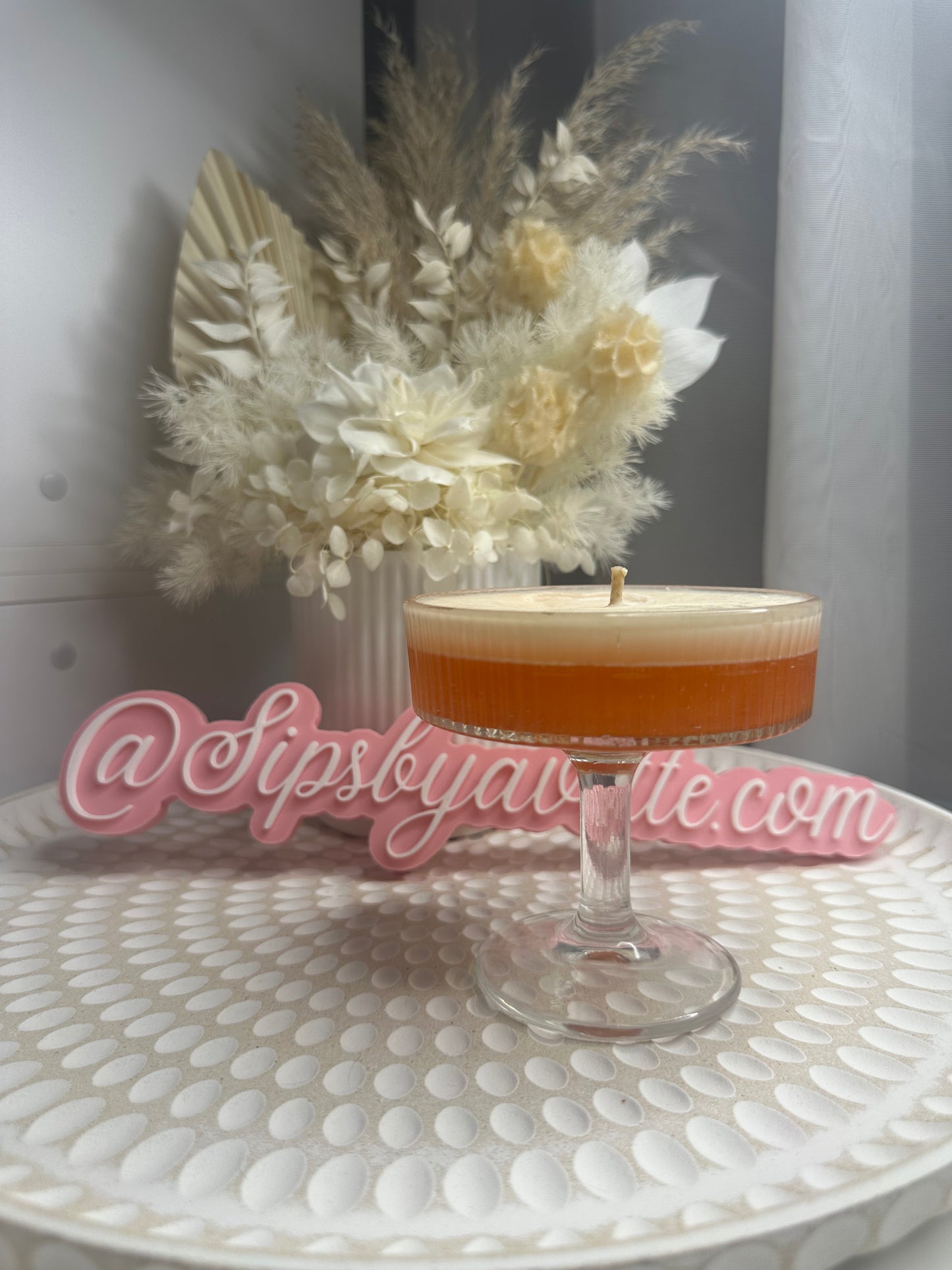 WINE GLASS DELUXE CANDLE