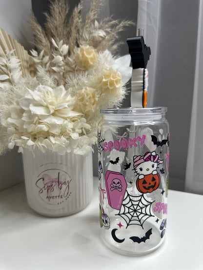 SPOOKY 2 - Glass Tumbler