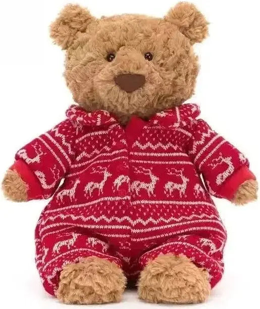 Bartholomew Bear Winter Pyjamas | 26cm