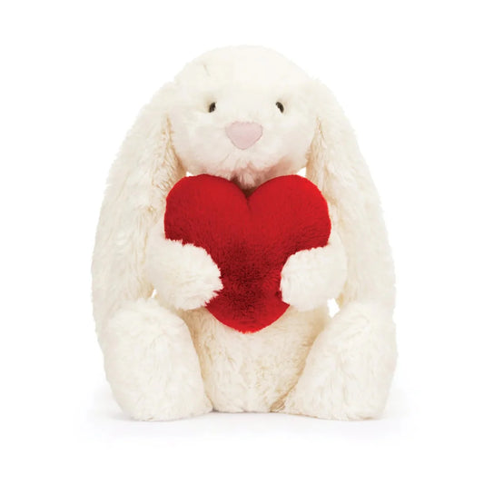 Bashful Red Love Heart Bunny | 18cm