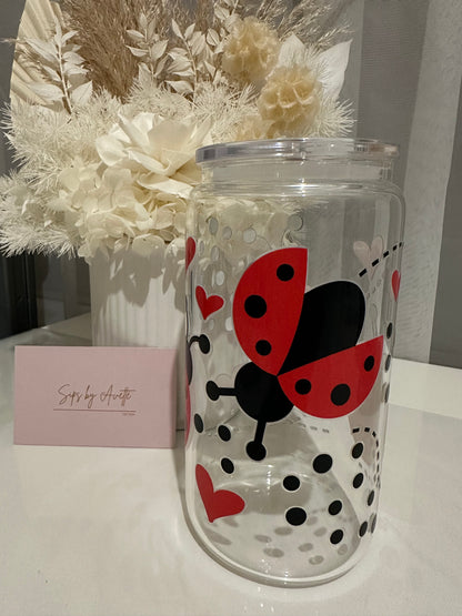 LADYBIRD - 16oz Glass Tumbler