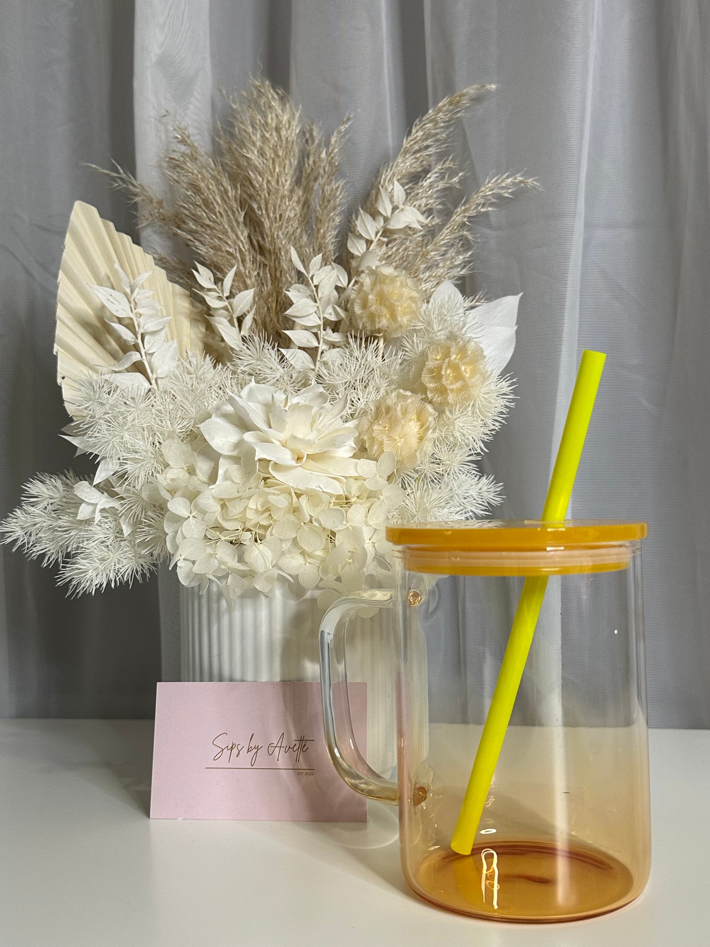 17oz/503ml Glass Mug ombré