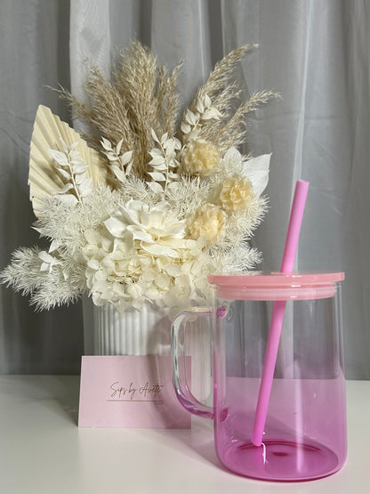17oz/503ml Glass Mug ombré