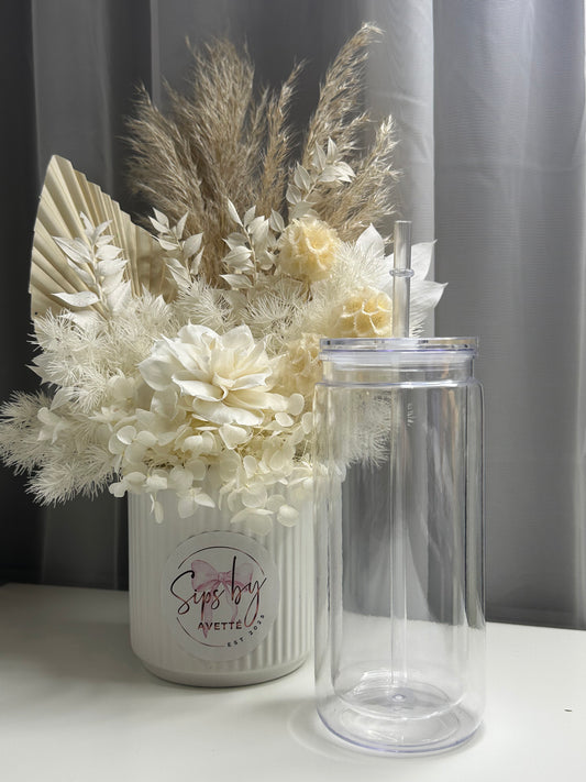 20oz/592ml Acrylic Snowglobe