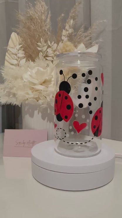 LADYBIRD - 16oz Glass Tumbler
